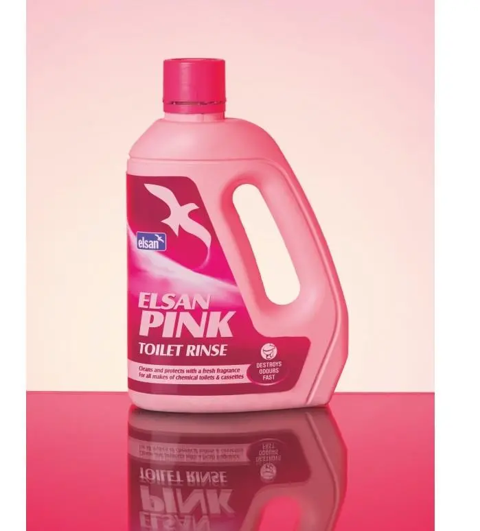 Elsan Pink Flush Tank Cleaner – 2-Litre Concentrated Rinse