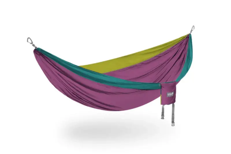ENO DoubleNest Hammock – Seafoam, Berry, and Melon Color Blend