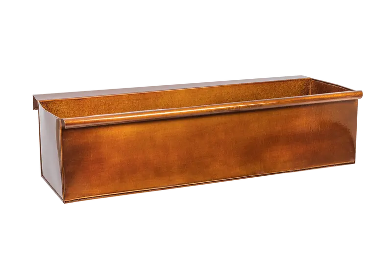 Esther Copper-Tone Balcony Planter Box – 40 / 60 / 80 cm