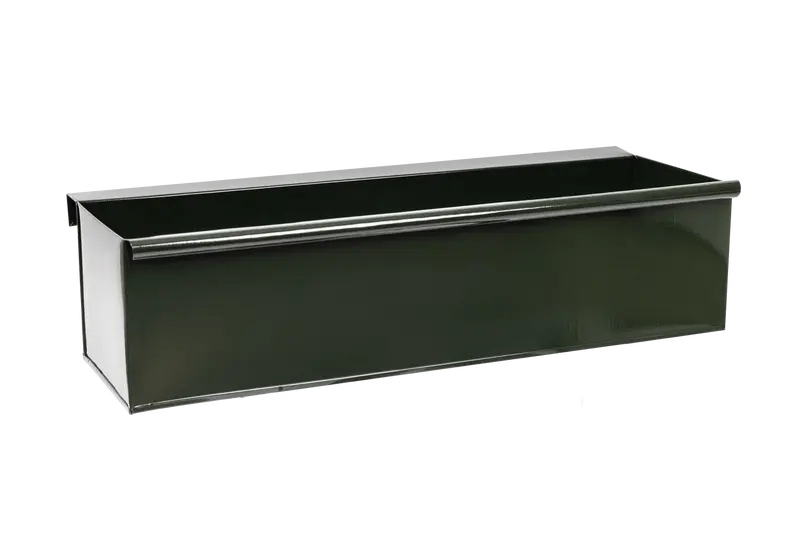 Esther Deep Green Powder-Coated Balcony Planter – 40 / 60 / 80 cm