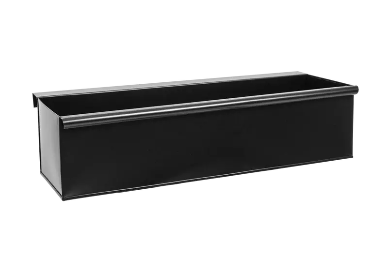 Esther Matte Black Balcony Planter – 40 / 60 / 80 cm