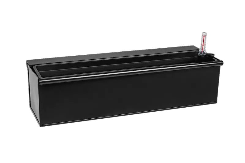 Esther Self-Watering Black Balcony Planter Box