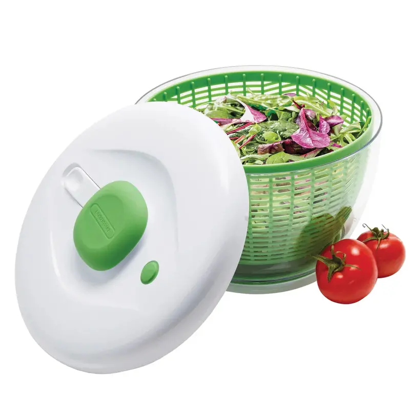 Farberware Pump-Activated Salad Spinner – Effortless Drying