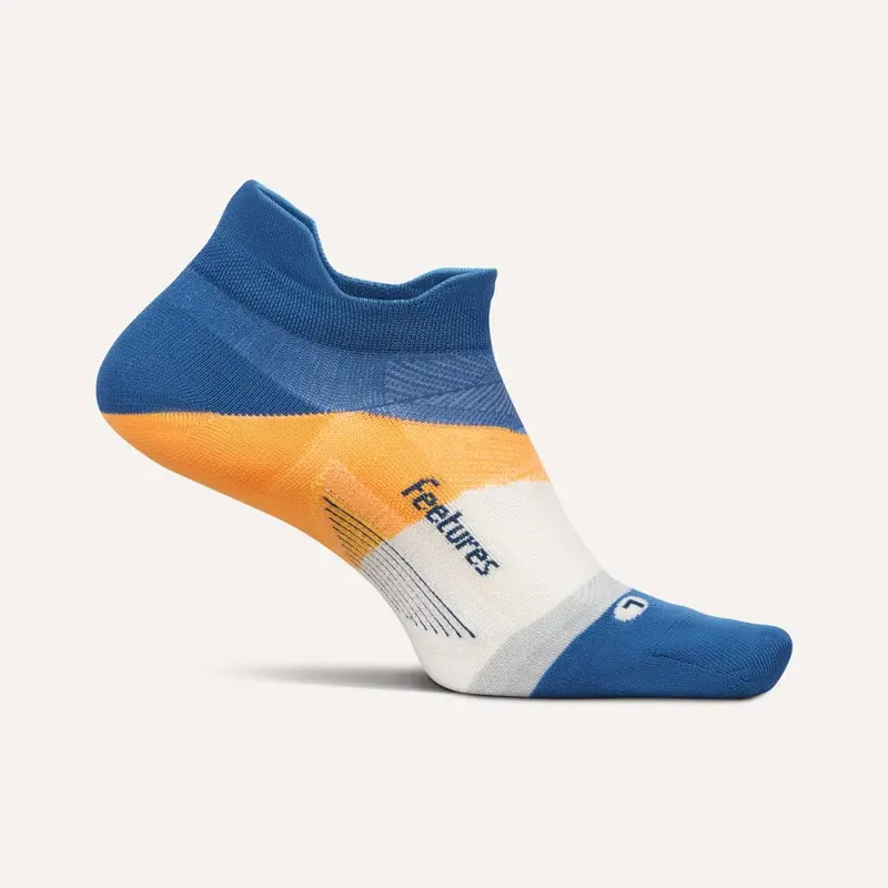 Feetures Men’s Elite Ultra-Light No-Show Socks – Rally Blue