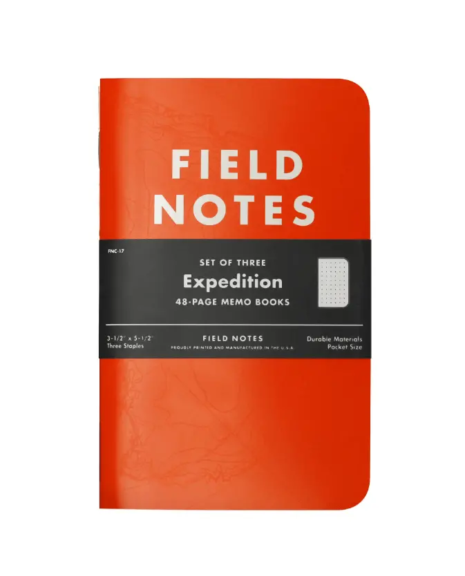 Field Notes Expedition Notebook – Waterproof, Tear-Resistant Journal