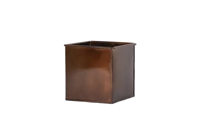 Fiona Grid-Mount Plant Holder in Copper Finish