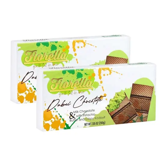 Fiorella Dubai Artisan Chocolate Bars – 200g Triple Pack