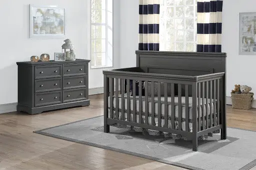 Floor Model Coralie 2-Piece Nursery Set – Grey
