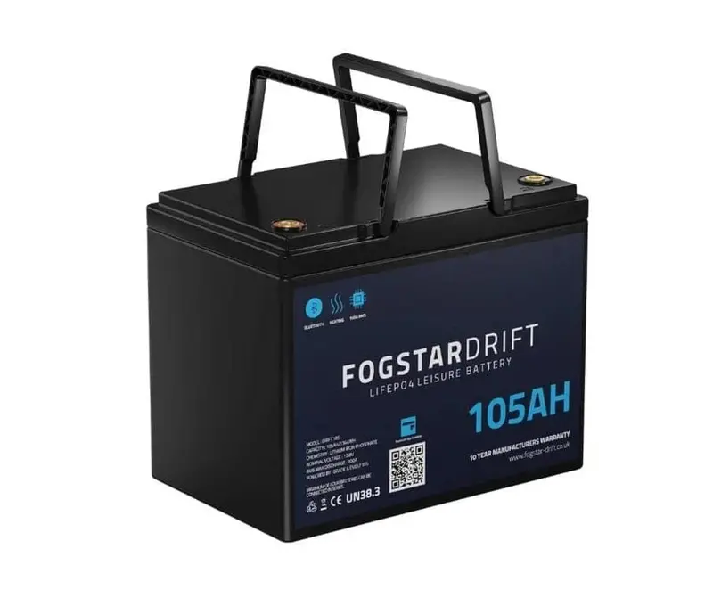 Fogstar Drift 105Ah 12V Bluetooth Lithium Leisure Battery – Rugged & Weatherproof