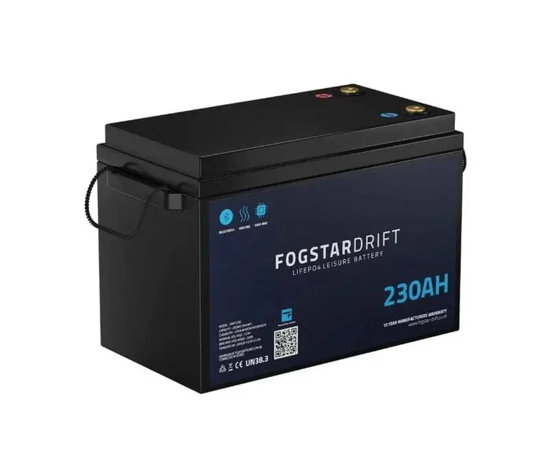Fogstar Drift 230Ah IP67-Rated 12V Lithium Leisure Battery with Bluetooth