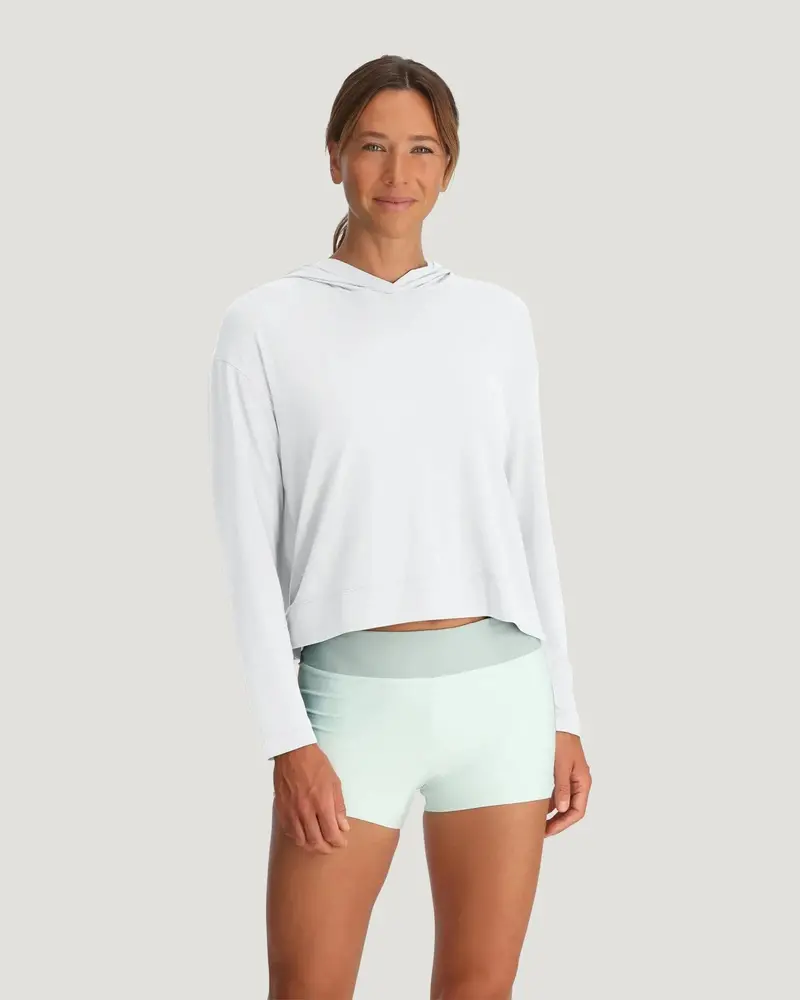 Free Fly Bamboo Shade Crossover Hoodie for Women – Sustainable Casual Outerwear
