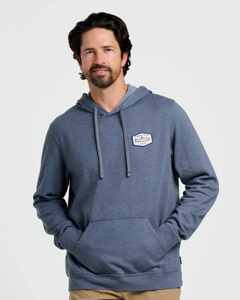 Free Fly Freshwater Fleece Hoodie for Men – Heather Storm Cloud