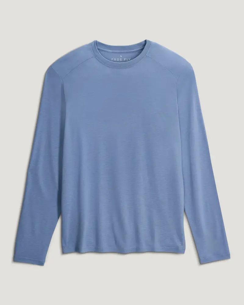 Free Fly Men’s Bamboo Long Sleeve Shirt – Breathable Eco-Friendly Top