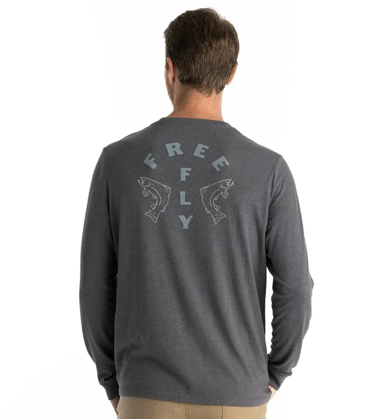 Free Fly Men’s Double Up Long-Sleeve Performance Tee