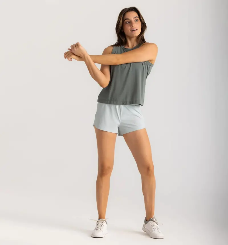 Free Fly Women’s Bamboo-Lined Active Breeze Shorts – 3-Inch Inseam