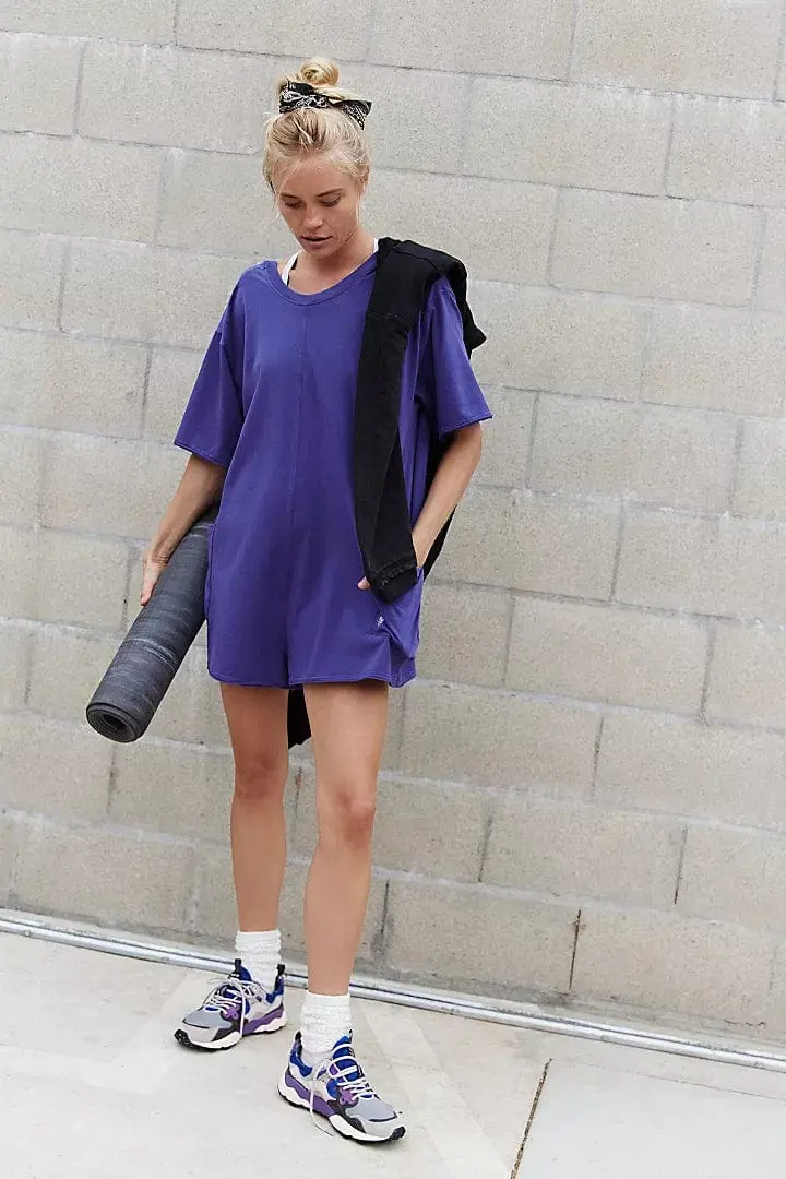 Free People Movement Hot Shot Tee Romper – Coddy Style