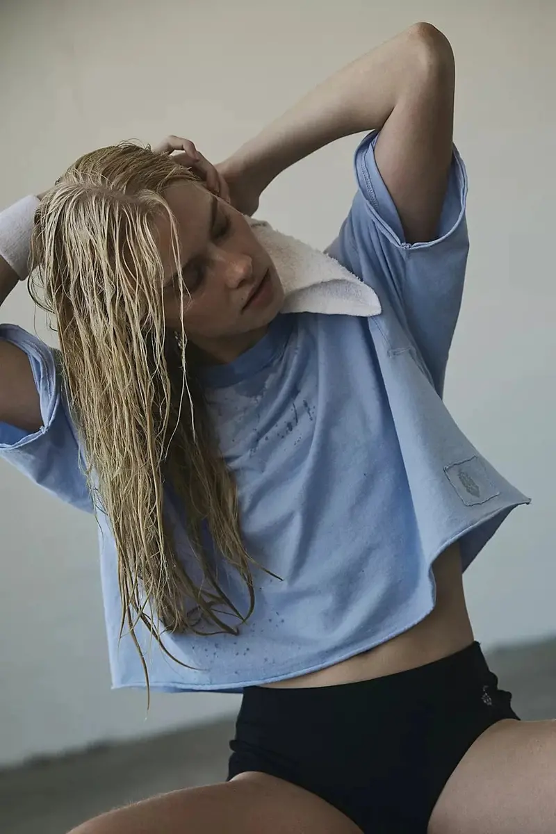 Free People Movement Inspire Relaxed-Fit Tee – Soft Organic Cotton Top