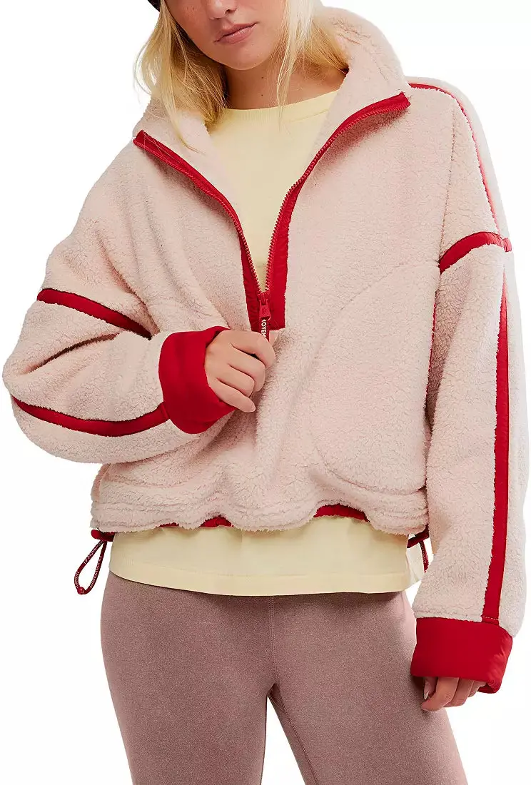 Free People Movement Women’s Ballet Slipper Mountain High Half-Zip Top