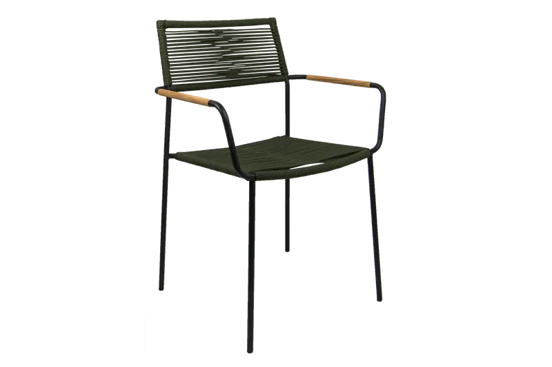 Freja Woven Armchair with Side Arms