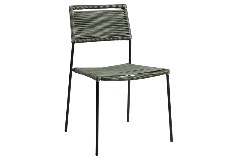 Freja Woven Dining Chair – No Arms