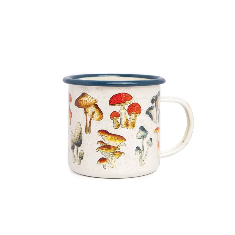 Gentlemen’s Hardware Mushroom-Print Enamel Mug