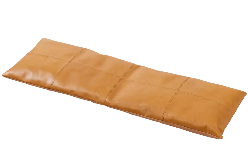 Genuine Leather Seat Cushion – 104 x 35 cm Rectangular Outdoor or Indoor Pad