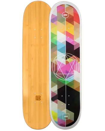 Geometricity Skateboard Deck by SUTSU
