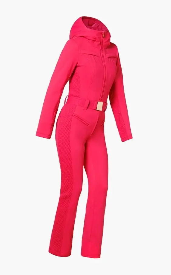 Goldbergh Angele Women’s Stylish Two-Piece Ski Suit – Italian Rose