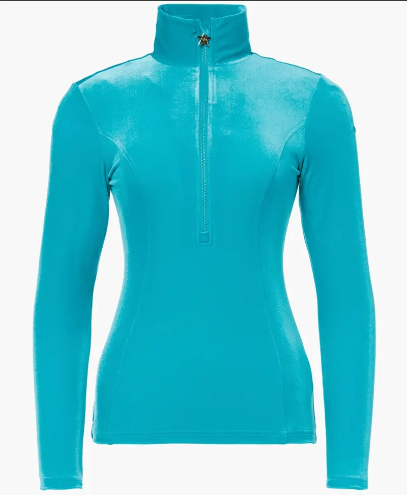 Goldbergh Radient Ski Pullover – Women’s Green Thermal Mid-Layer