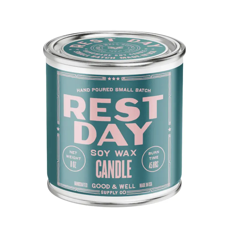 Good & Well Supply Co. Rest Day Soy Wax Candle – Calming Blend
