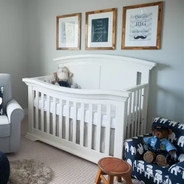 Gracie 4-in-1 Convertible Crib – White