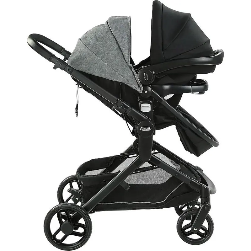 Graco Modes Nest Travel System – Stroller + Infant Car Seat Combo in Nico Print