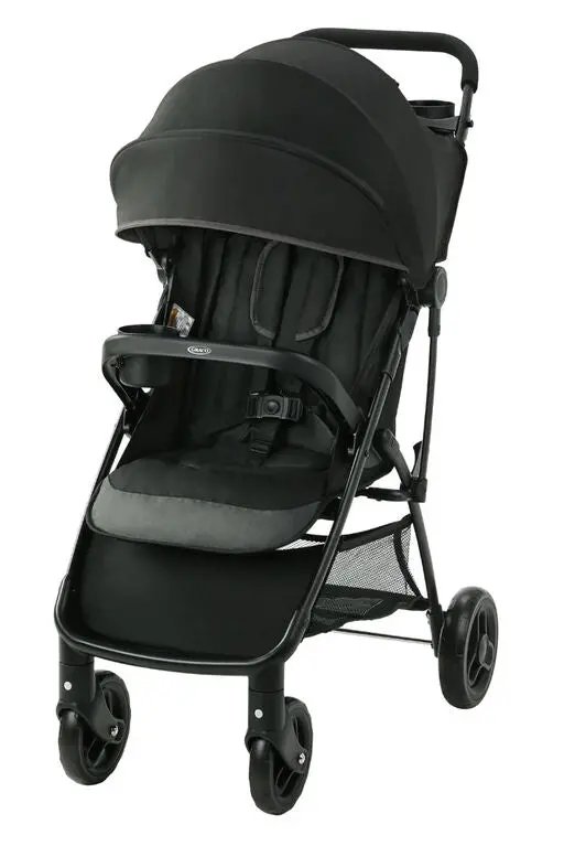 Graco NimbleLite Lightweight Travel Stroller – Gotham Gray