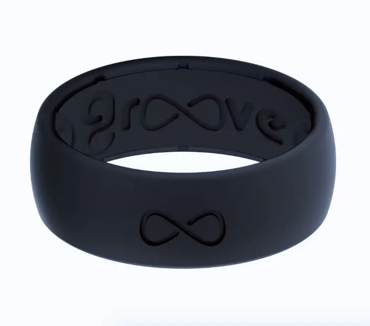 Groove Life Black Silicone Ring – Flexible & Secure Fit
