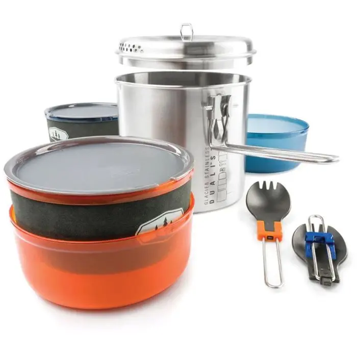 GSI Glacier Dualist Cookset – Dual-Pot Backpacking System