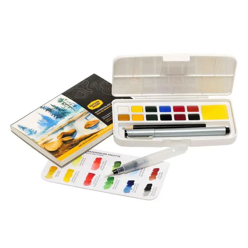 GSI Outdoors Portable Backpack Watercolor Painting Kit