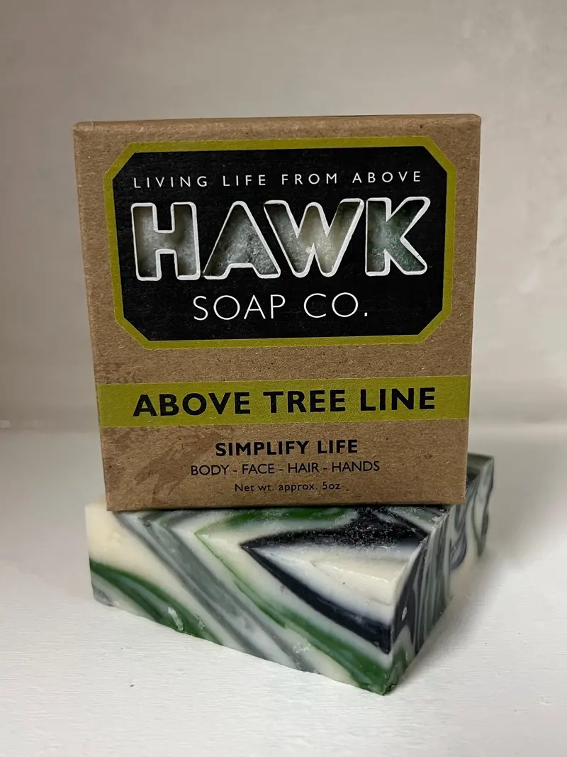 HAWK Soap Above The Treeline Scented Bar Soap