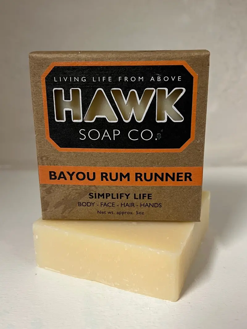 HAWK Soap Bayou Rum Runner Fragranced Soap