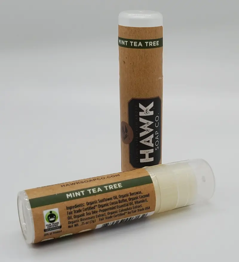 HAWK Soap Mint & Tea Tree Lip Balm