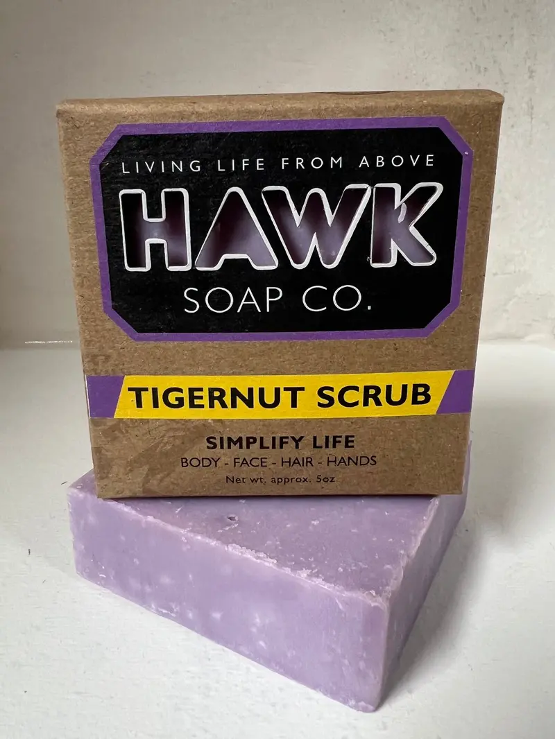 HAWK Soap Tigernut Exfoliating Scrub Soap
