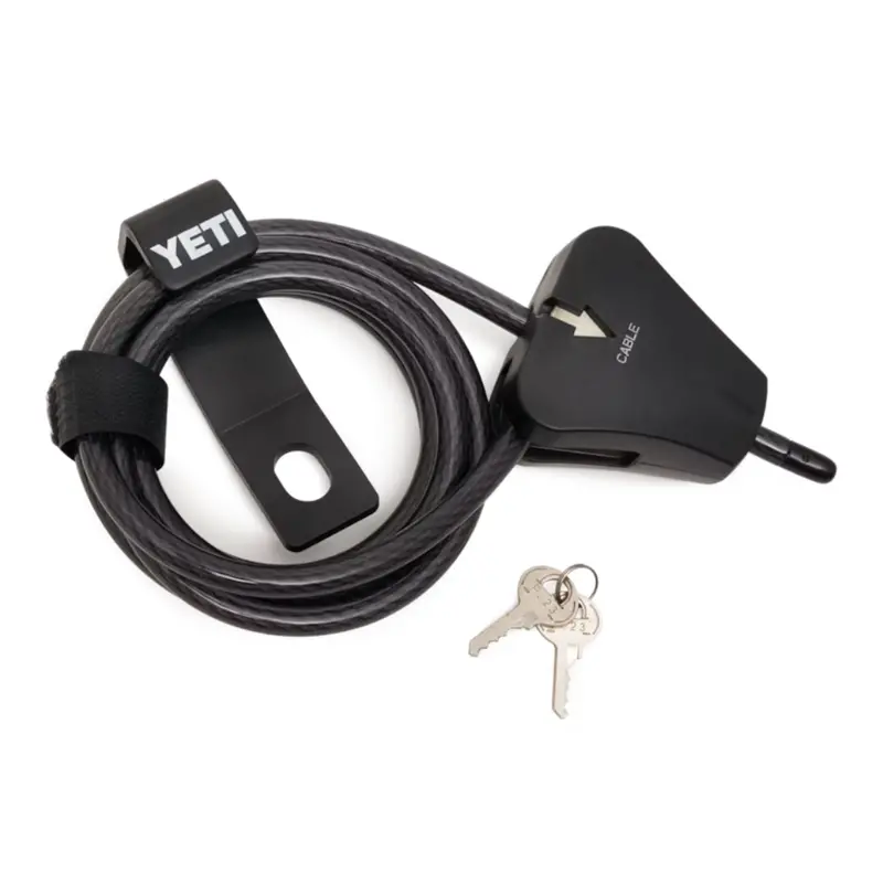 Heavy-Duty Security Cable Lock with Mounting Bracket