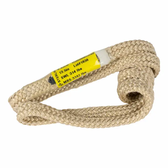 HollowBlock2 6.8mm Hollow-Core Static Rope – 19-Inch Black Loop