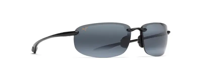 Hookipa Sunglasses – Gloss Black Frame with Grey Tinted Lenses