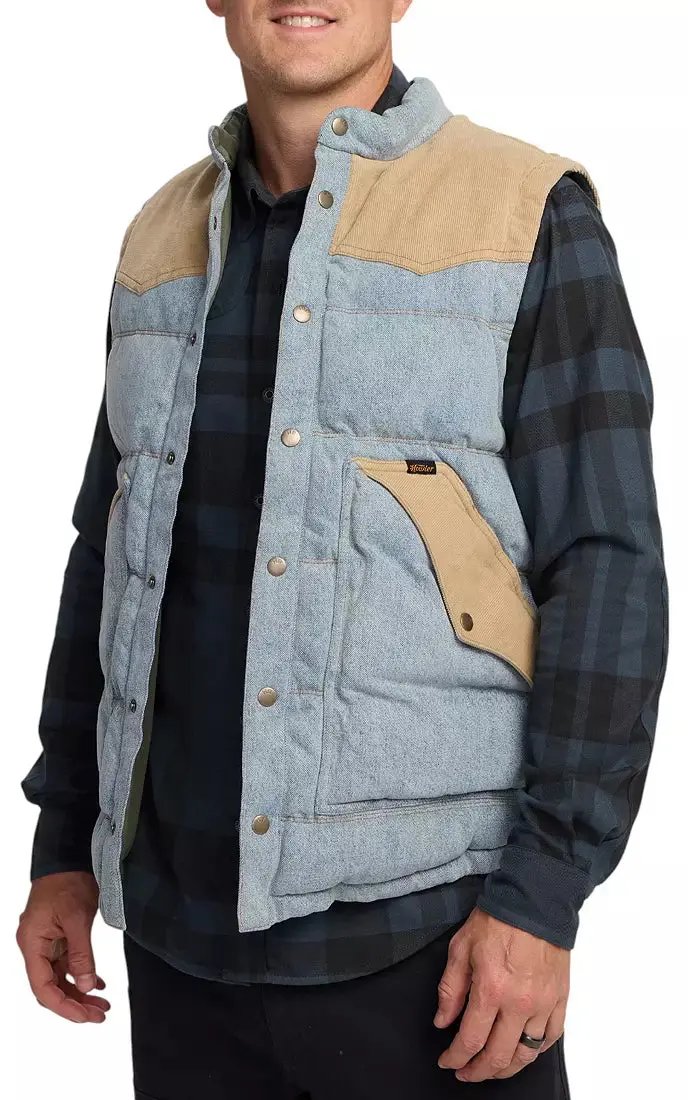 Howler Bros Denim Rounder Vest – Men’s Casual Layering Piece
