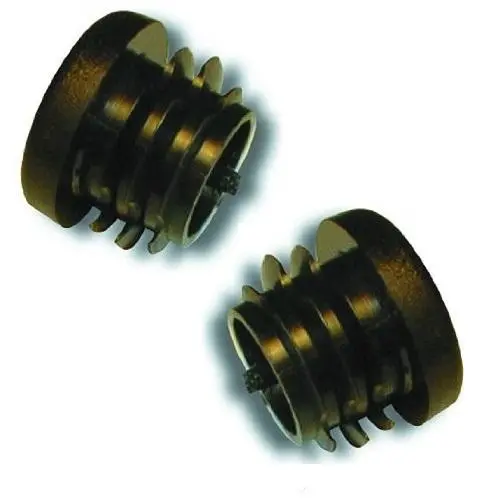 Isabella Black End Plug – 26mm Diameter, Pack of 2