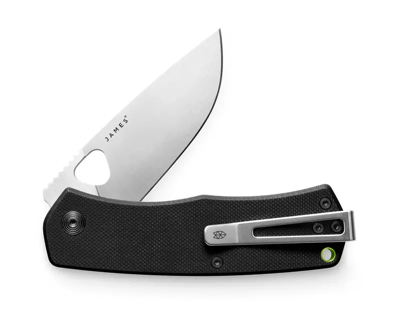 James Brand Folsom Pocket Knife – Matte Black Finish
