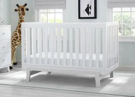 Jasmine 3-in-1 Convertible Crib – All-White Finish