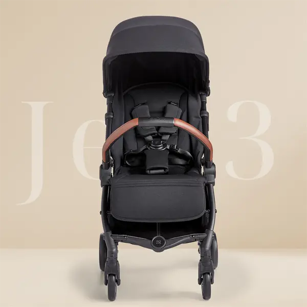 Jet 3 Ultra-Compact Lightweight Stroller in Black
