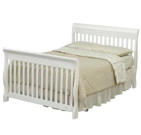 Joanie Converted Crib in Sleek White