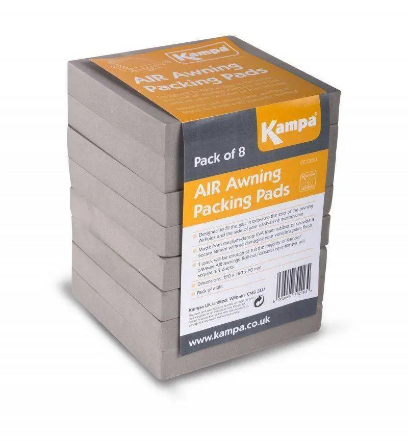 Kampa Air Awning Packing Pads – Set of 8 Protective Cushioning Pads